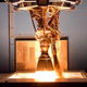 A Merlin 1D rocket undergoing an ignition test. (Image: SpaceX)